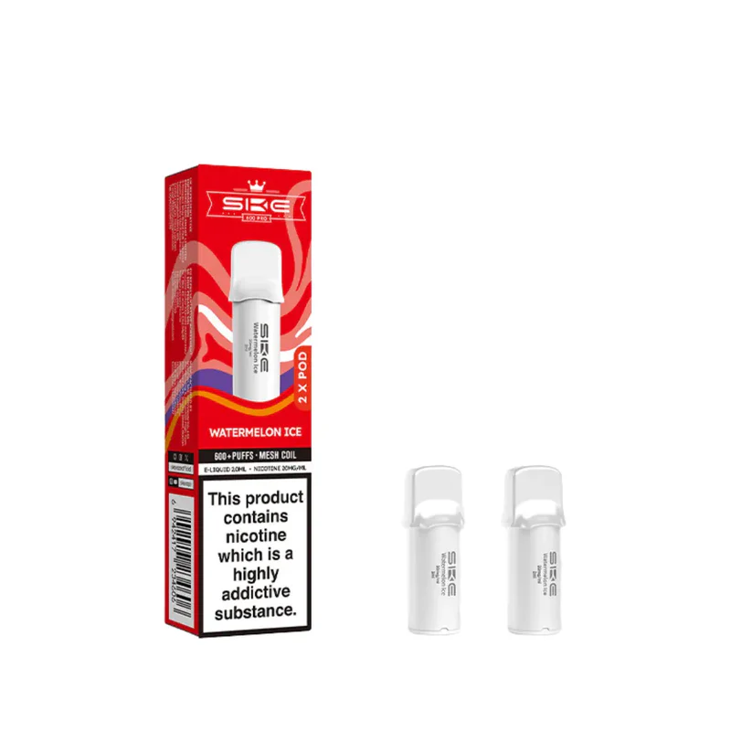 Watermelon Ice SKE 600 Pro Prefilled Pods 10mg